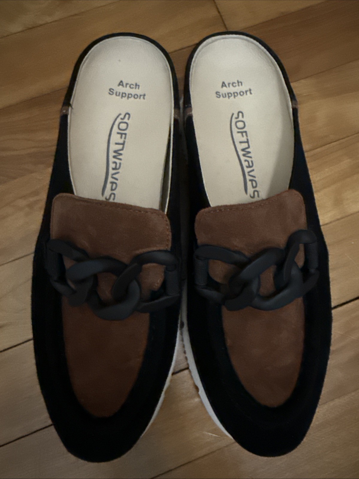 Softwaves Shoes Size 38 Carrie Mules Arch Support Made In Portugal