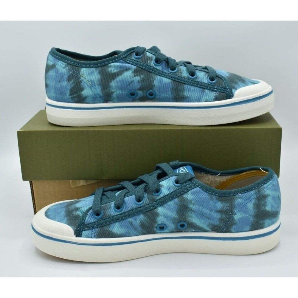 Keen Womens Size 7.5 Elsa V Sea Moss Tie Dye Lace Up Casual Sneakers Shoes