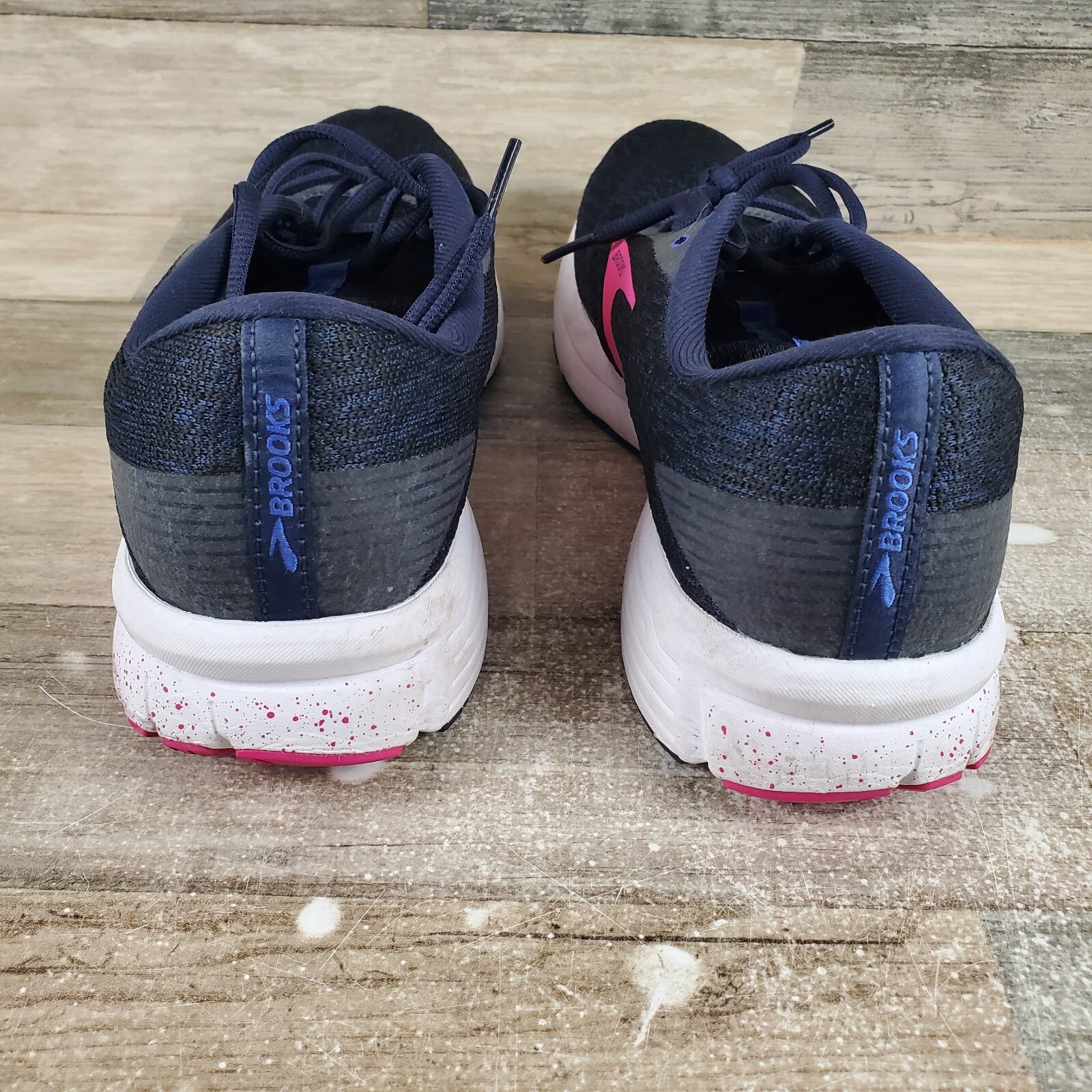 Brooks Signal 3 Womens Shoes Sz 11 B Running Athletic Dark Blue Pink Sneakers