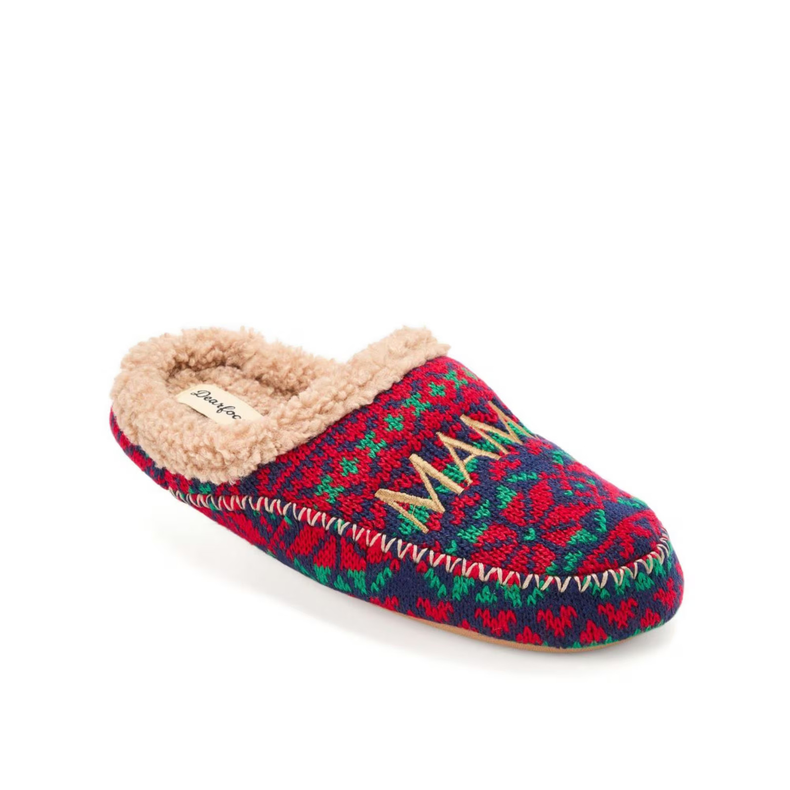 Women’s Dearfoams Mama Bear Clog Slipper Spruce SZ
