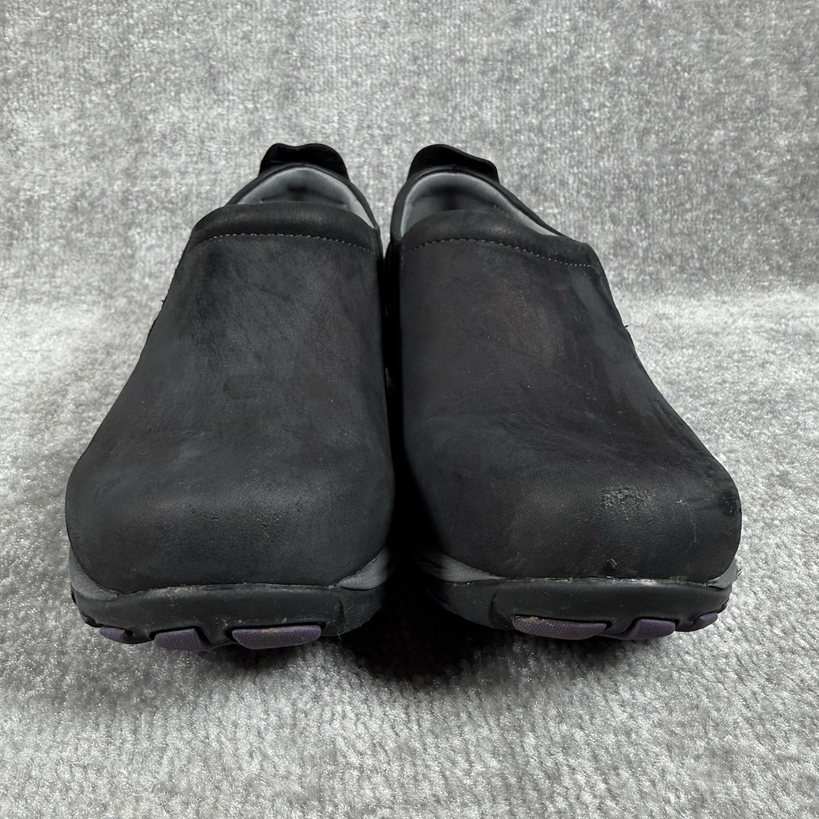 Dansko Patti Milled Nubuck Shoes Women’s EU 39 US 8-8.5 Black Slip On Waterproof
