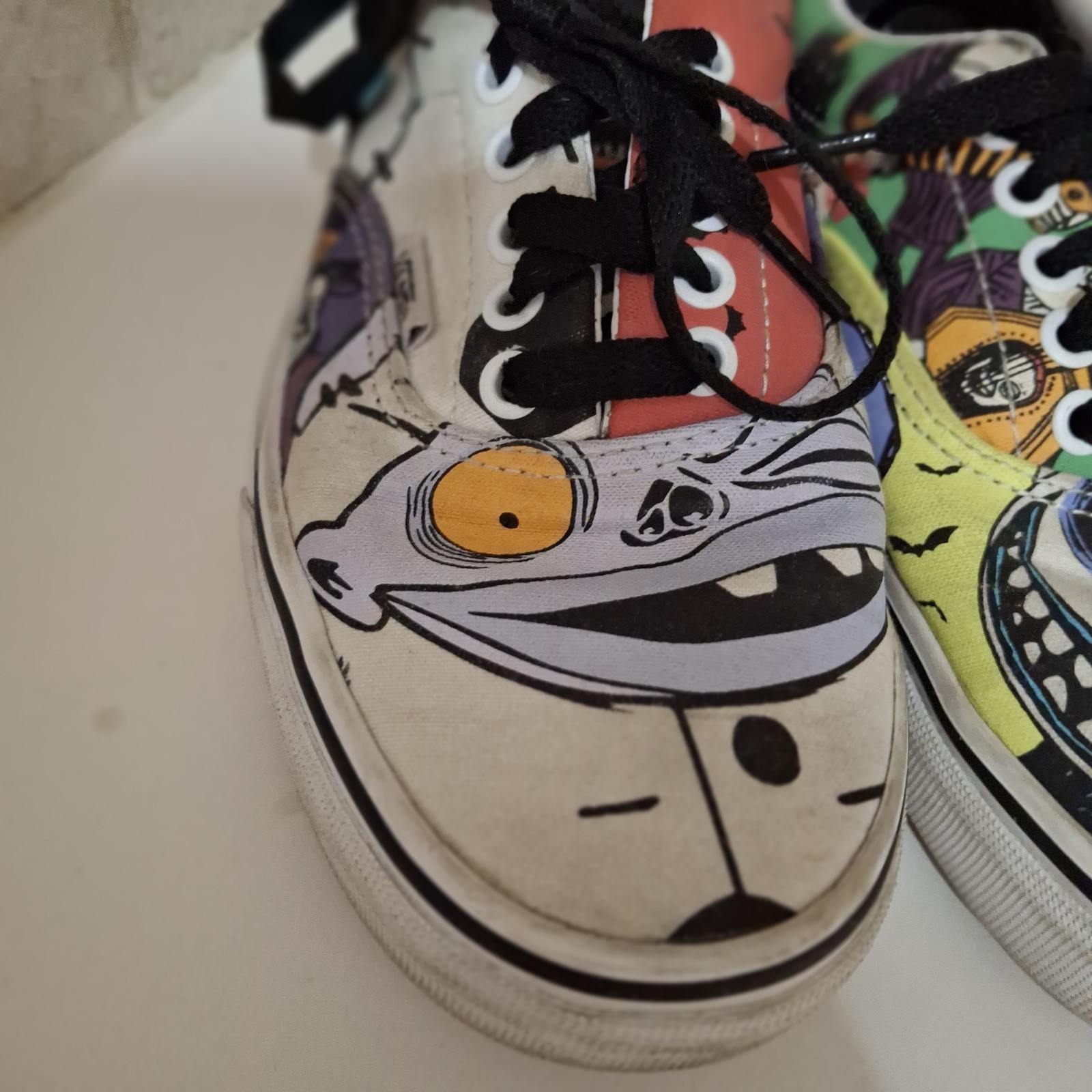 VANS Disney Nightmare Before Christmas Halloweentown Sneaker Shoes Womens 8.5