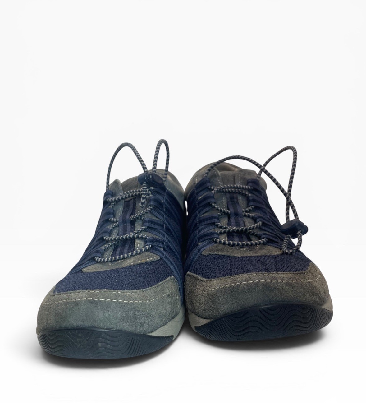 Dansko Honor Walking Shoes Womens EU 40 US 9.5-10 Navy Gray Leather Mesh Comfort