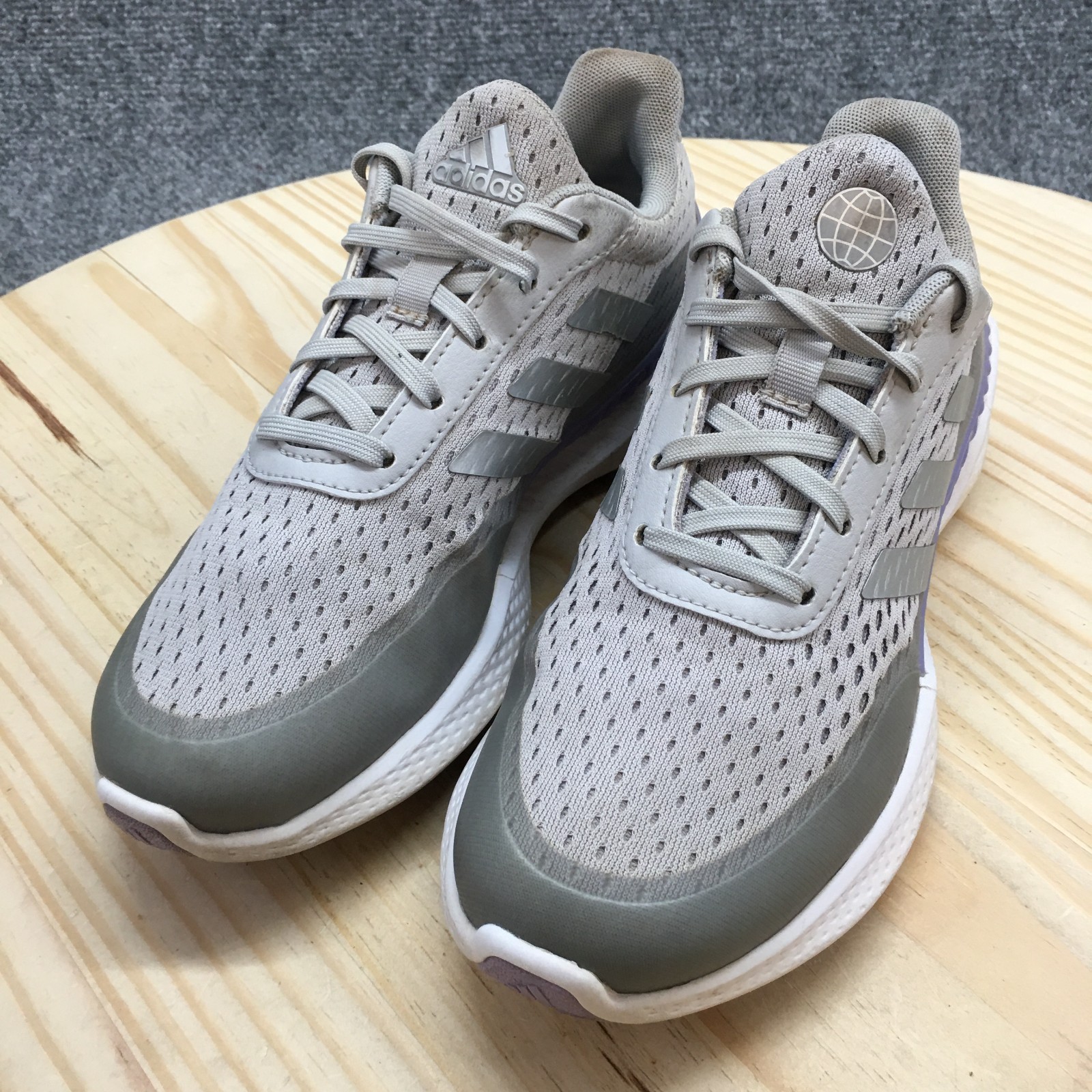 Adidas Sneaker Womens 6 Gray Summervent Athletic Golf Spikeless Laced Up Casual