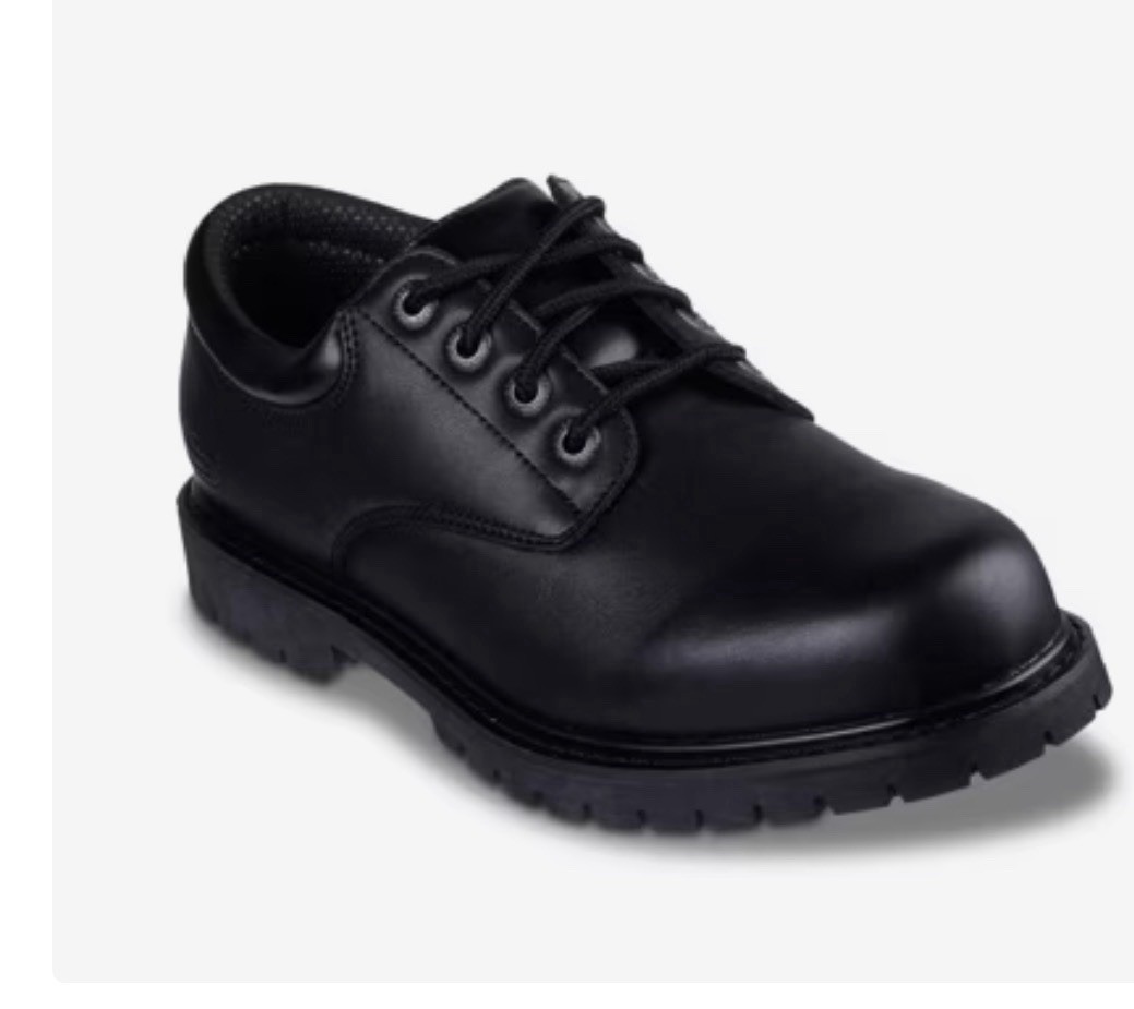 Thorogood Shoes Wm’s 9.5 W Black Soft Streets Series Plain Toe Oxford 534-6905