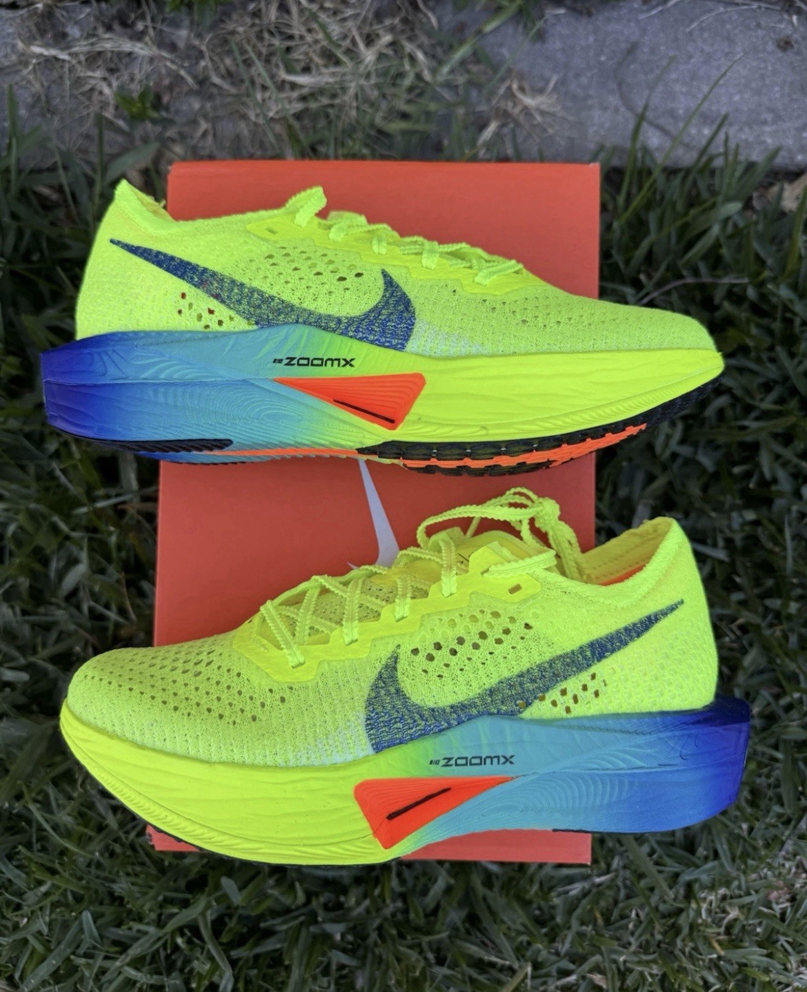 Nike ZoomX VaporFly Next% 3 ‘Fast Pack’ Volt Green DV4130-700 Sz W 6.5 M5