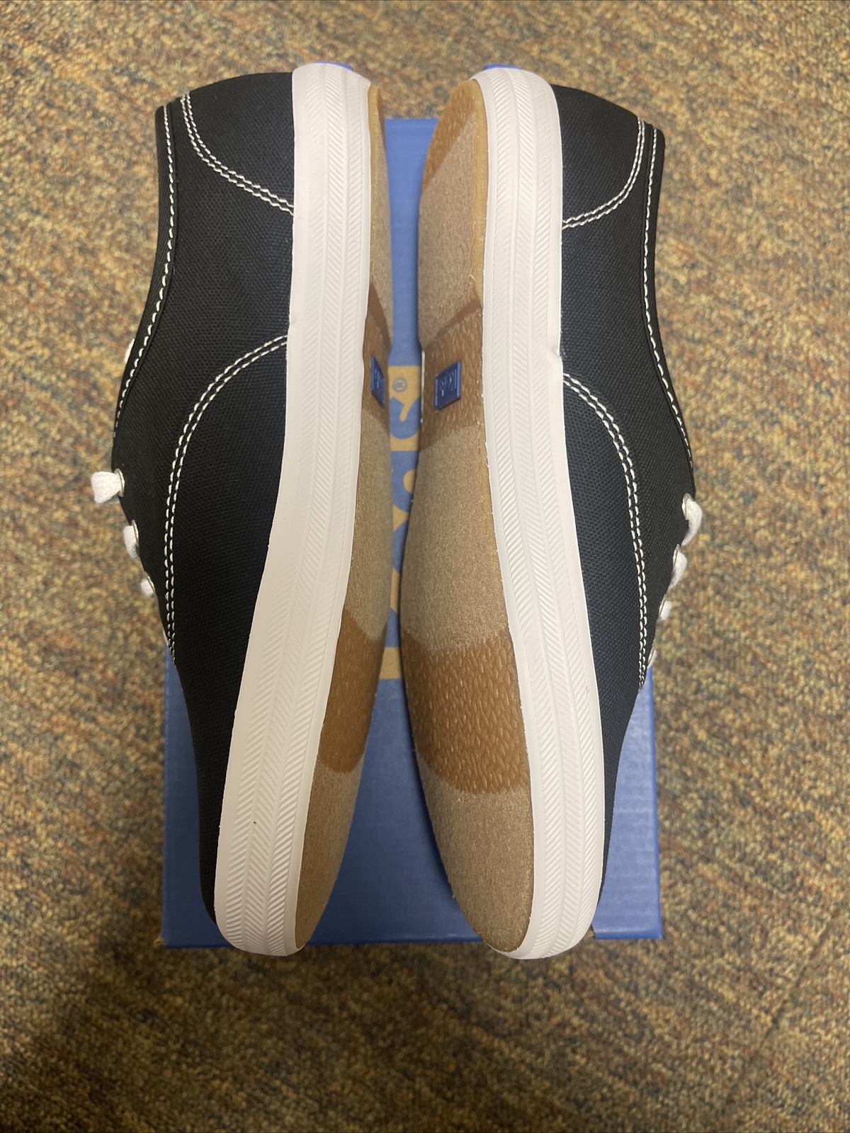 PICK SIZE/ Keds Women’s Champion BLACK/WHITE Canvas Shoe