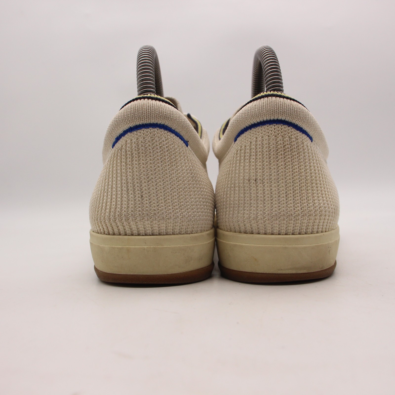 Rothys The Lace Up Sneaker Women’s Size 9 Blonde Ivory Knit Comfort Low Top