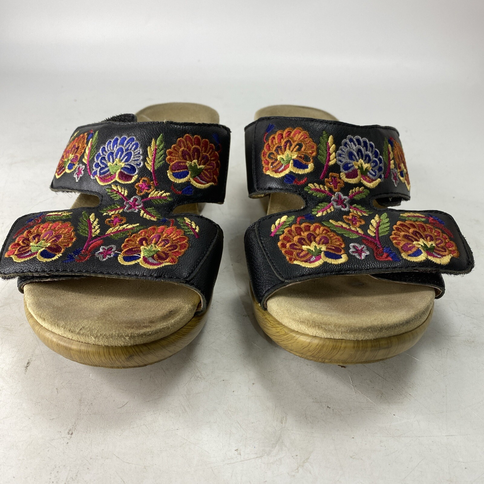 Allegra by PG Lite clog sandals Women’s US 8 EU 39 LIN-601N Floral Design Cruise
