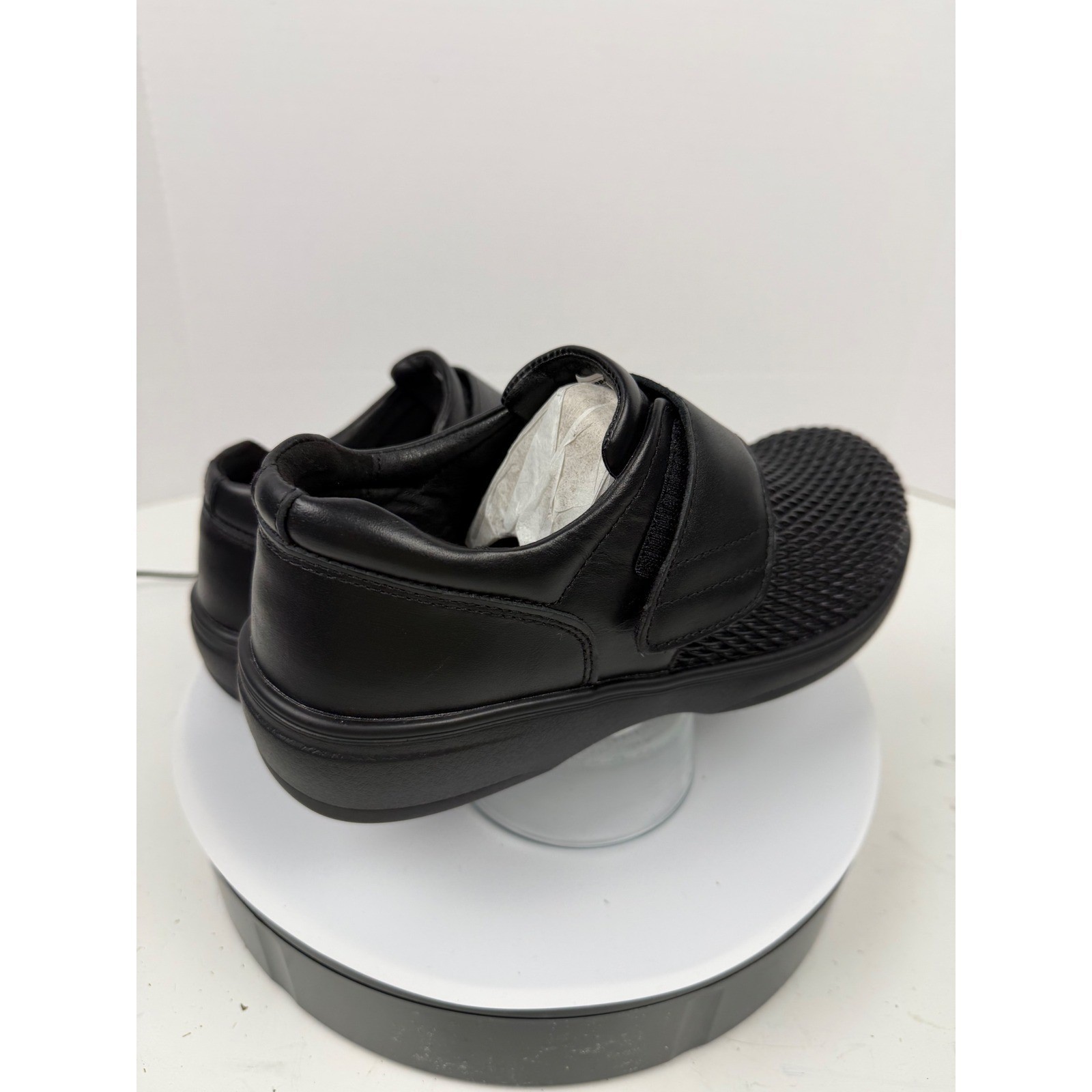 Propet Womens Olivia Black Hook and Loop Adjustable Orthopedic Shoes 10 W (D)