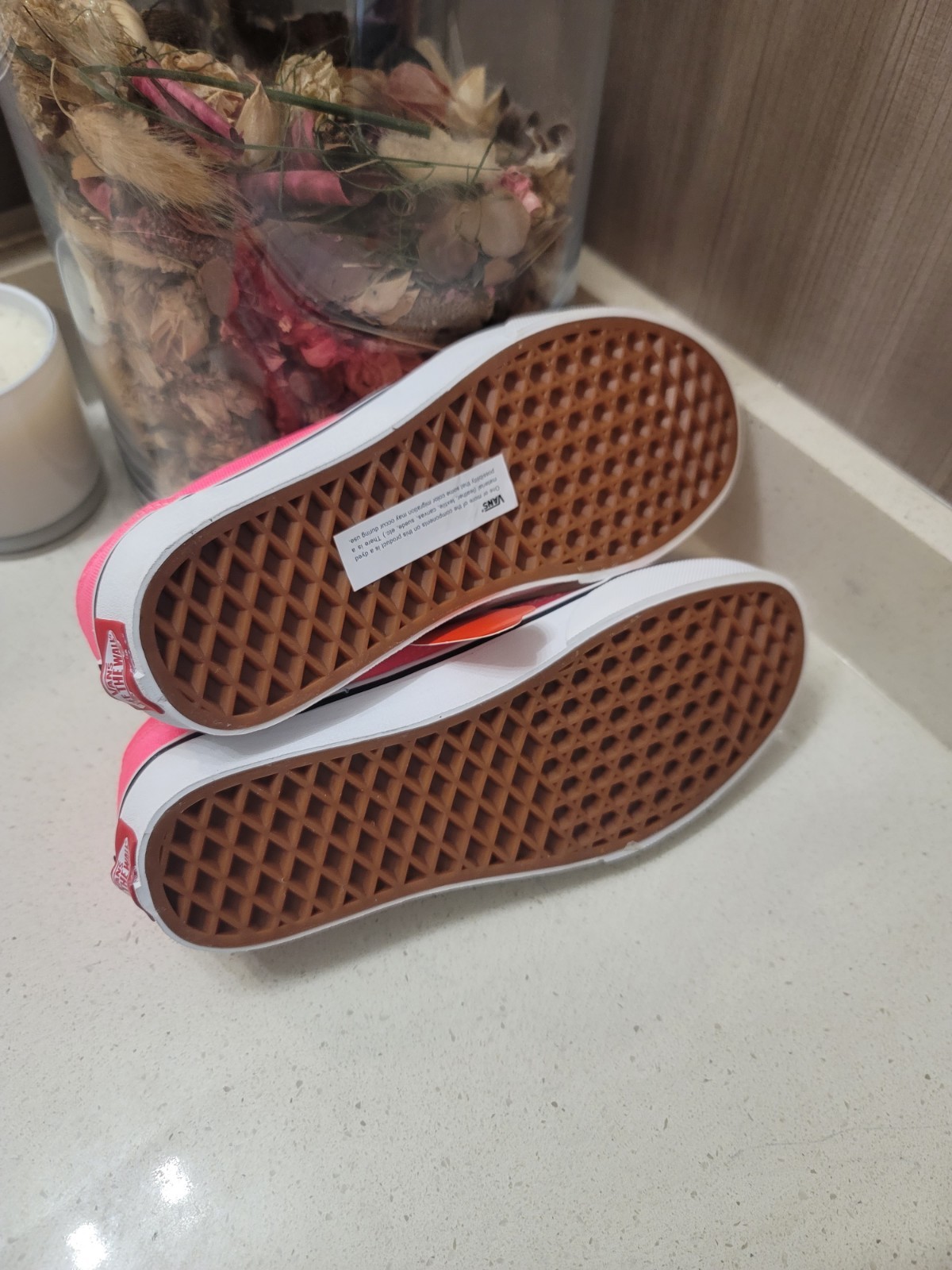 Vans Old Skool Honeysuckle Pink Size 6 Canvas Skateboarding Sneakers New