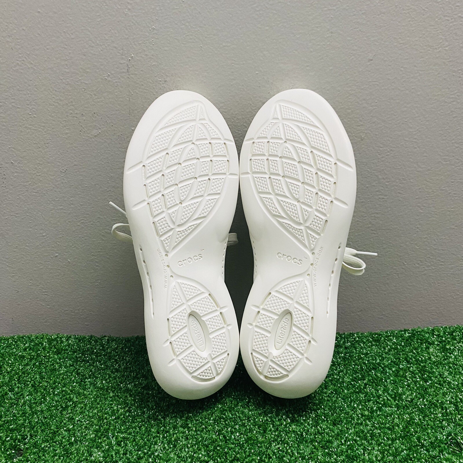 CROCS Women’s Sneakers – LiteRide 360 Pacer Lace Up Shoes 206705 White Size 10
