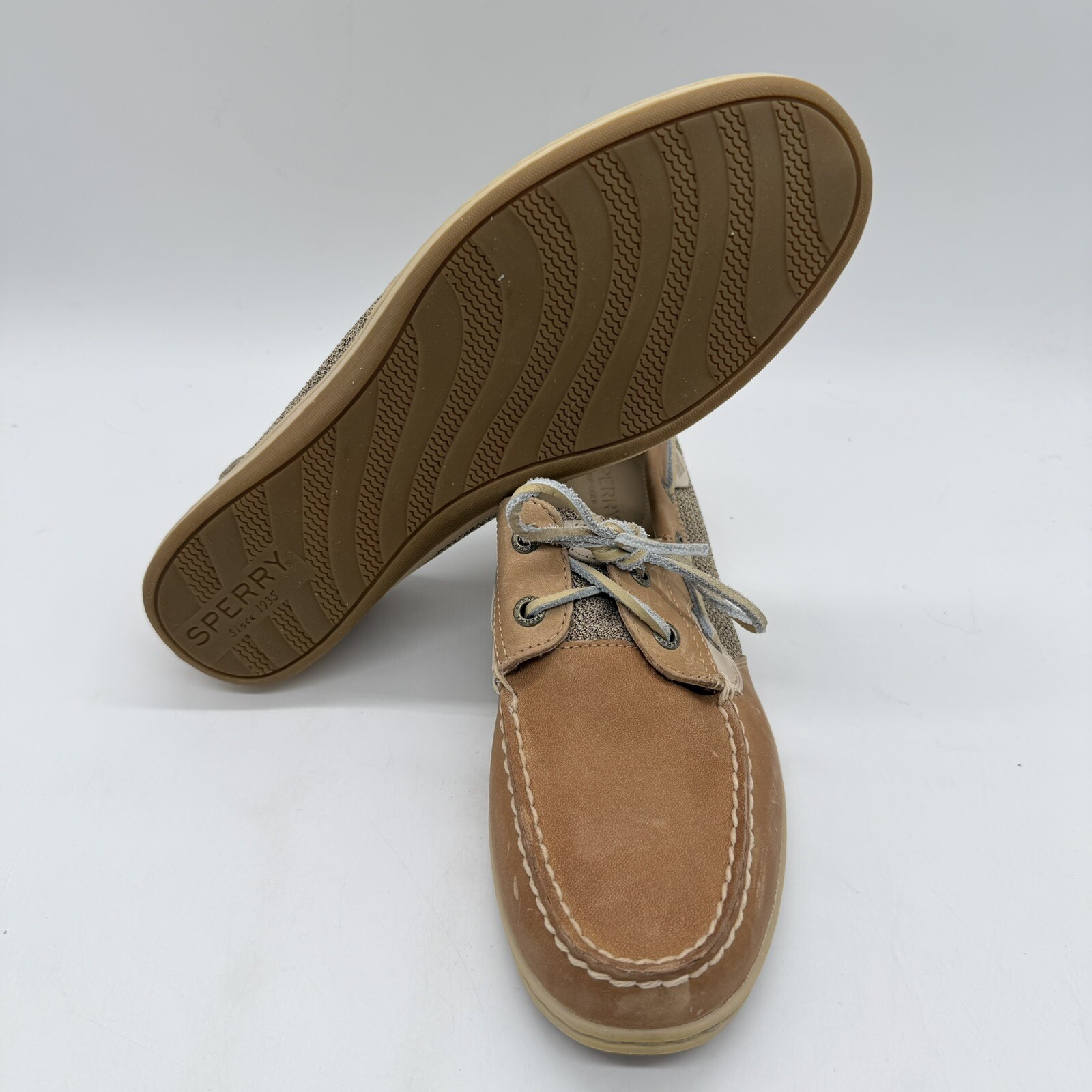 Sperry Women’s Koifish Linen Oats Boat Shoes – Size US 9.5 – STS95589