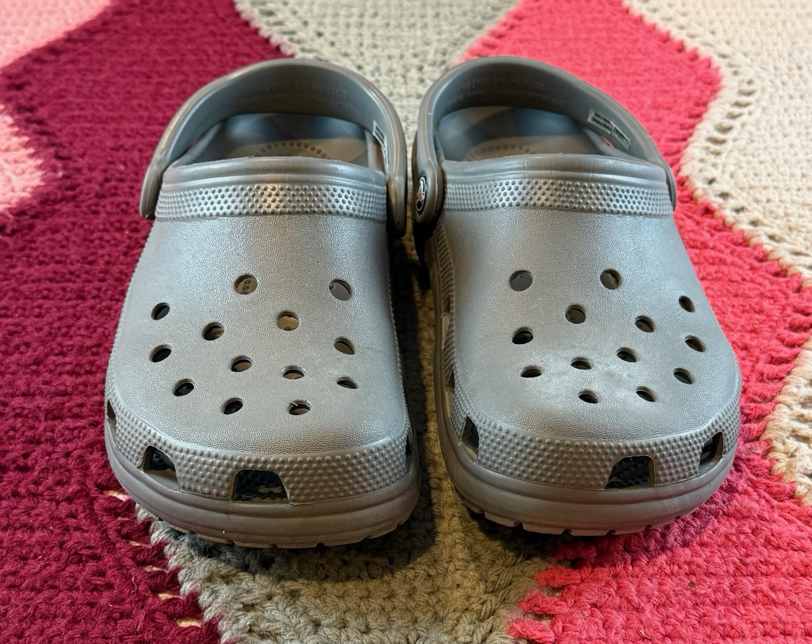 Crocs Unisex Adult Classic Clog Sandal Shoe Slate Grey Size Mens 7 Womens 9