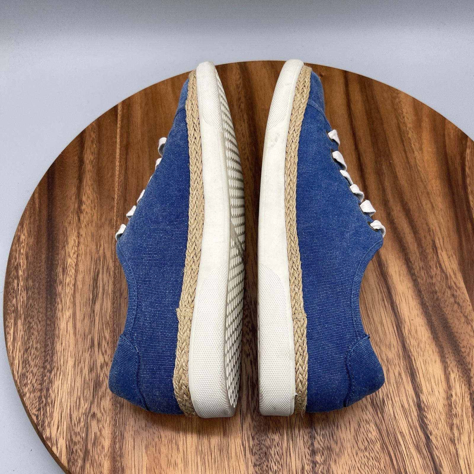 Vionic Hattie Shoes Womens Size 9 M Blue Canvas Comfort Walking Casual Sneakers