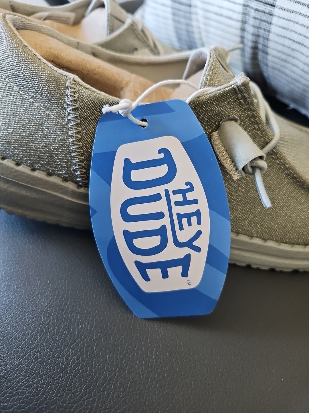 Hey Dude Wendy Funk Sparkle Shoe, Size 7, Silver, Brand New -no Box