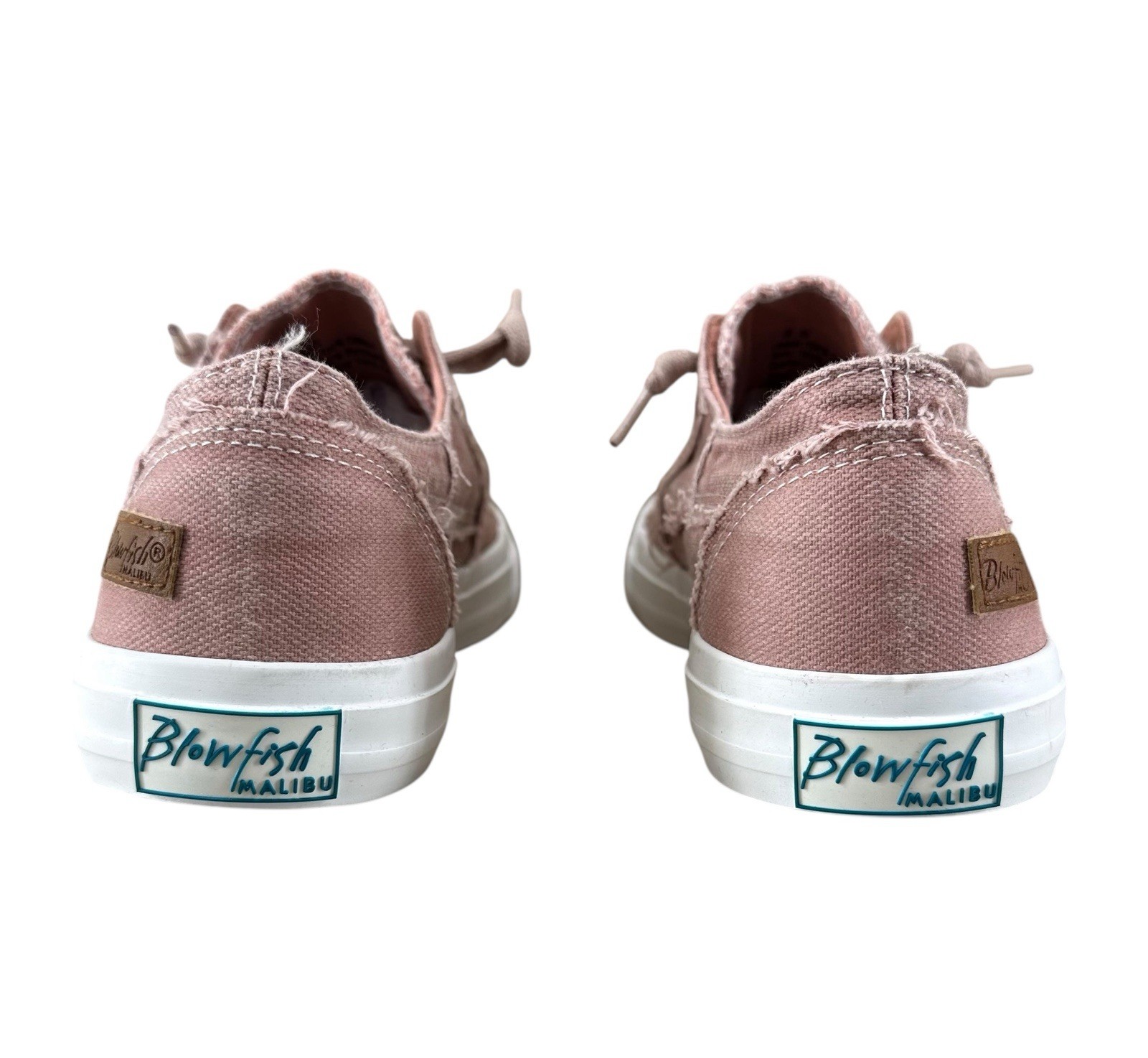 Blowfish Malibu Martina Slip On Women’s Pink Textile Lace Up Sneaker Sz 8.5