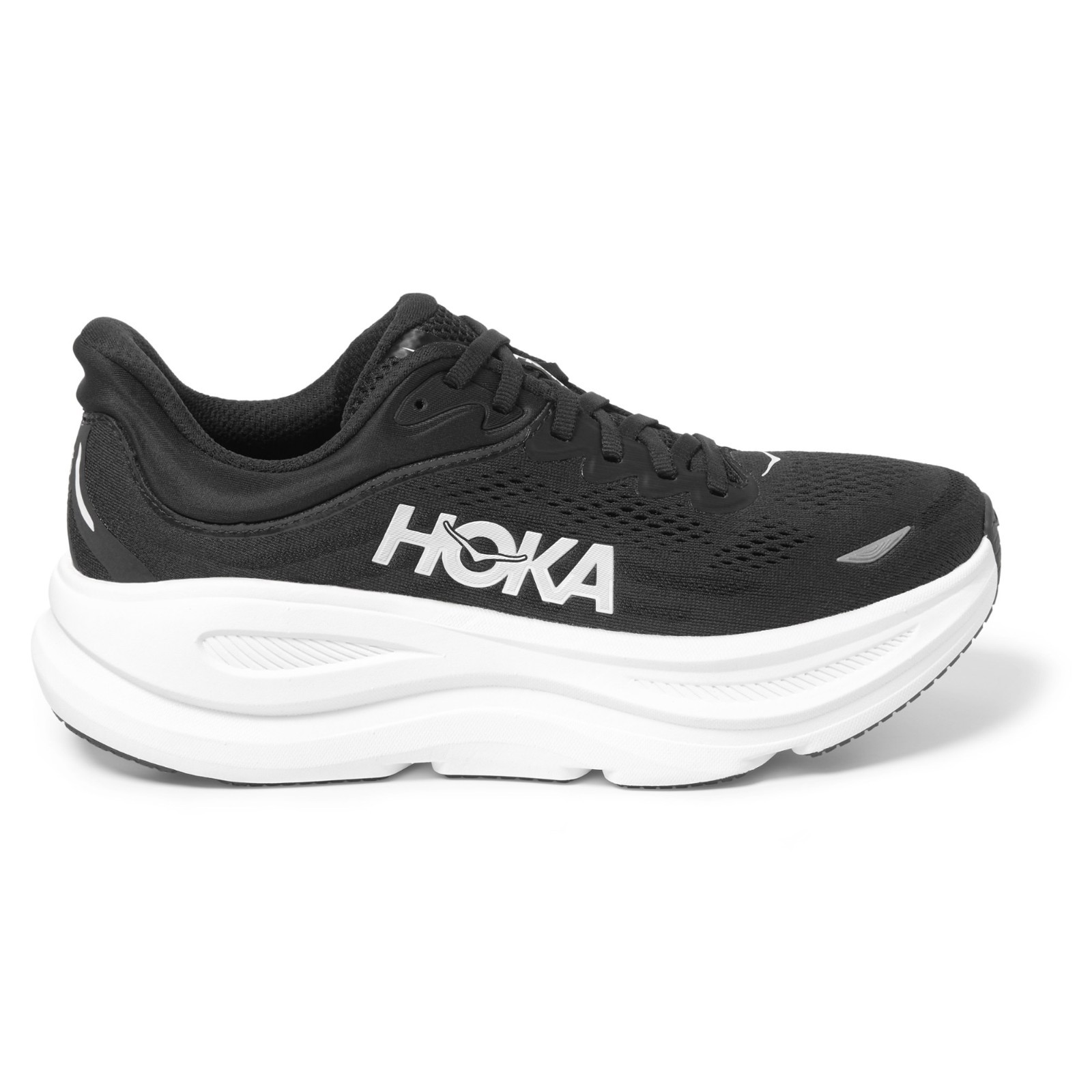 HOKA Bondi 9 Road-Running Shoes – Women’s-Black/White