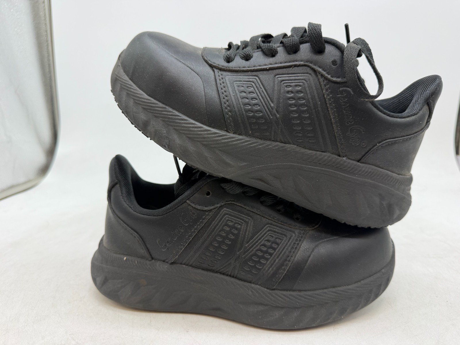 Genuine Grip 1500 Athletic Work Shoes Women’s Black Slip-Resistant Comfort – 5