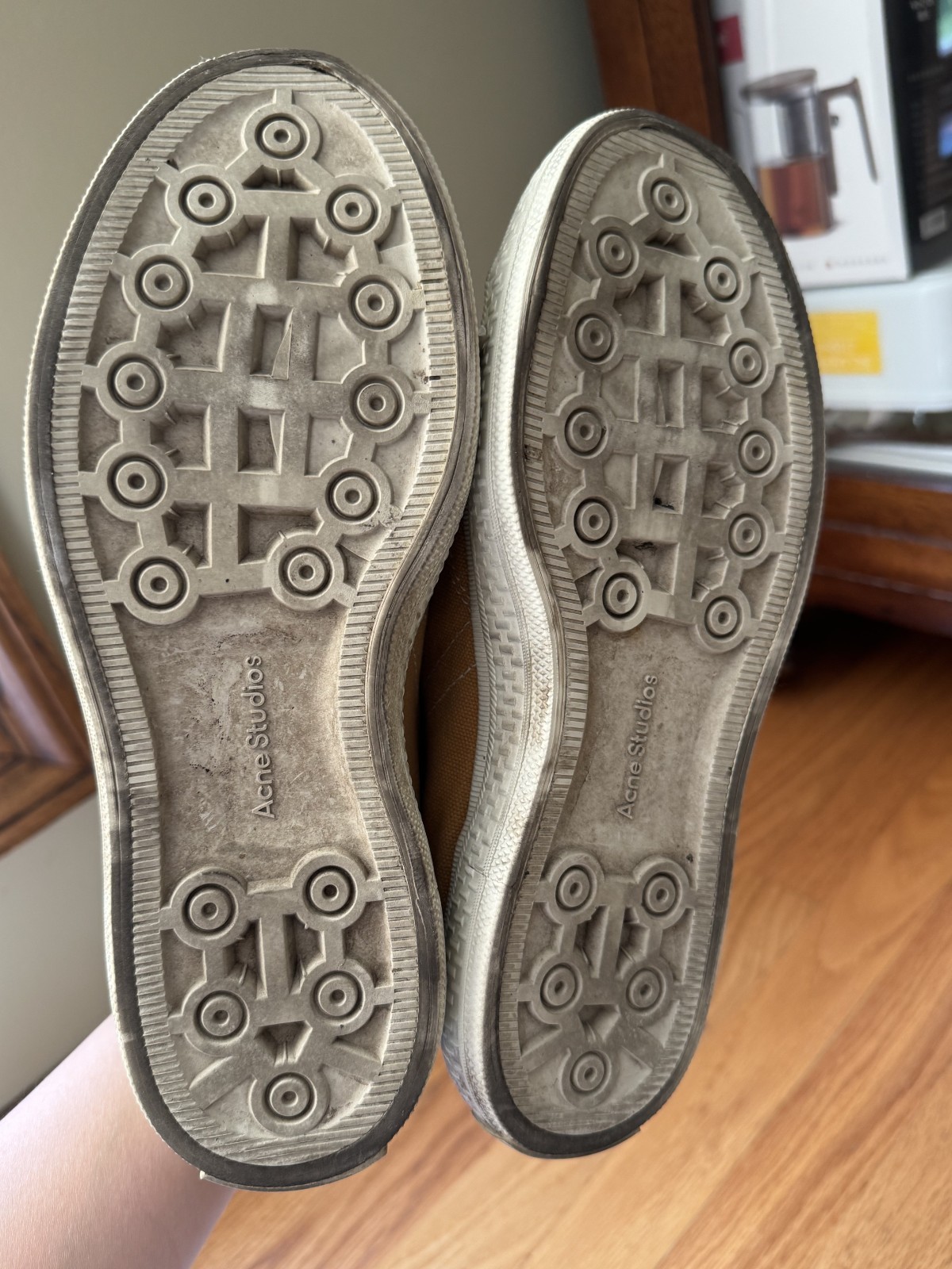 vintage shoes, acne studios cloth trainers, Unisex, EU 37, US Women 7, Men 5.5