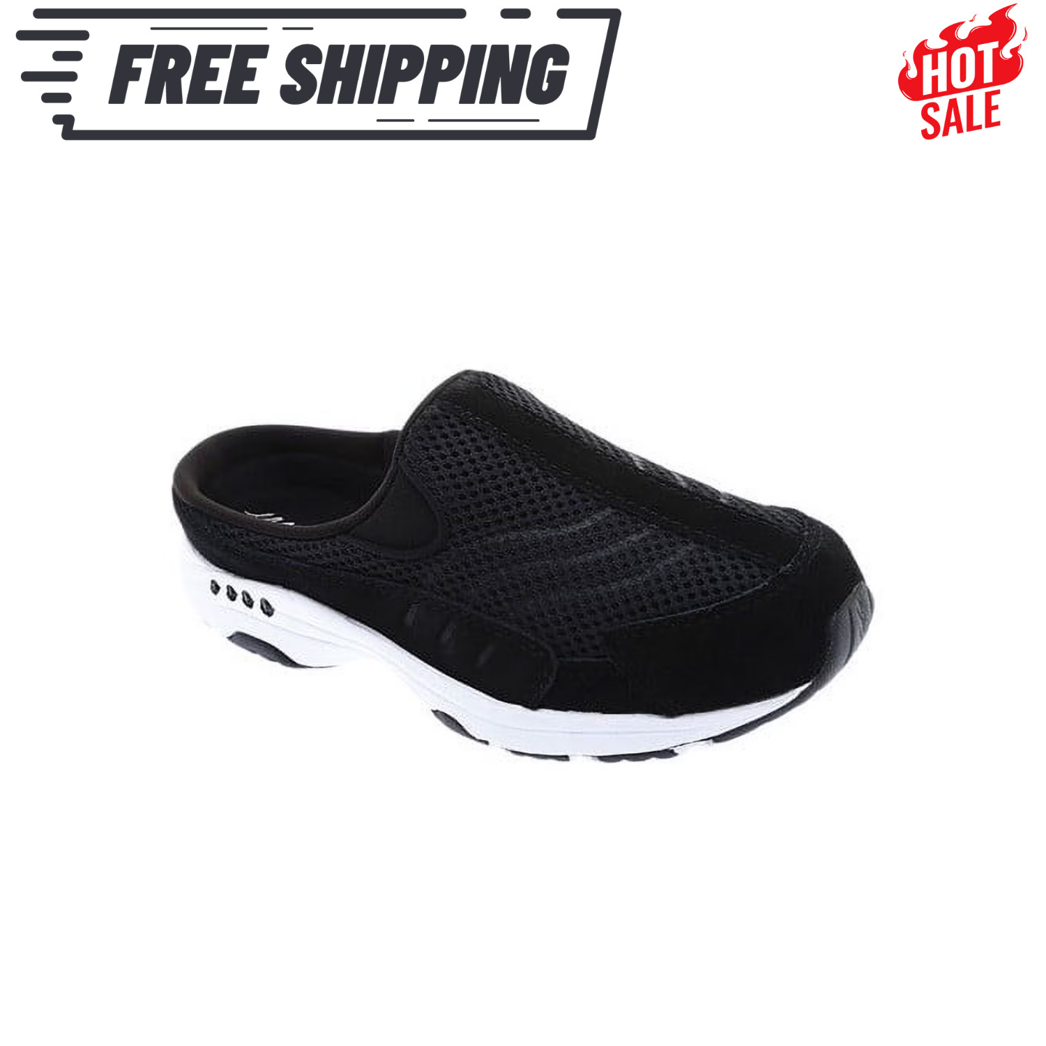 Easy Spirit Women’s TravelTime Walking Mule Sneakers Slip On Multi (Size 6-11)