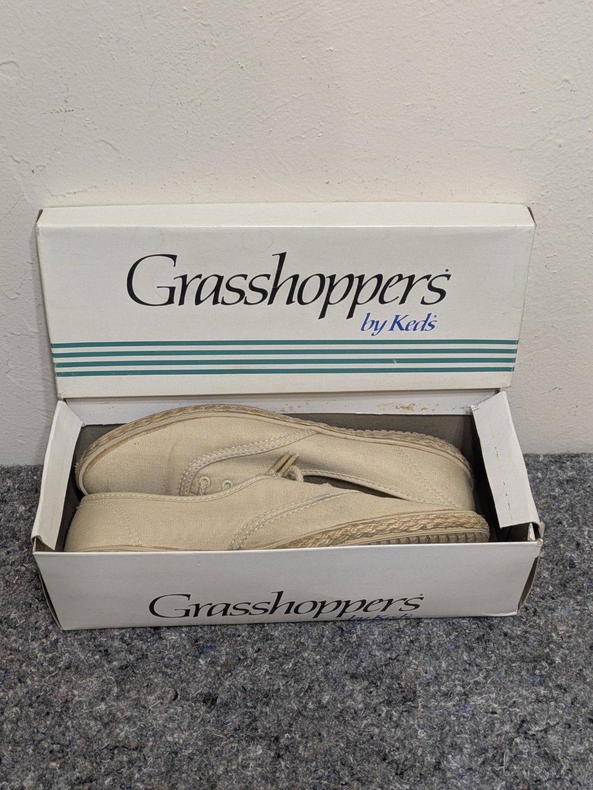 VTG Grasshoppers Keds Spinnaker Canvas Sneakers Casual Shoes Jute Women’s 9.5 S