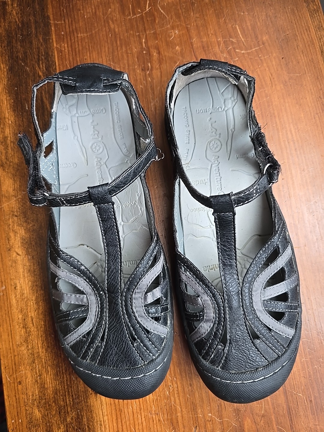 Women’s Jambu Terra Fusion Design Black Mary Jane Shoes size 7 M