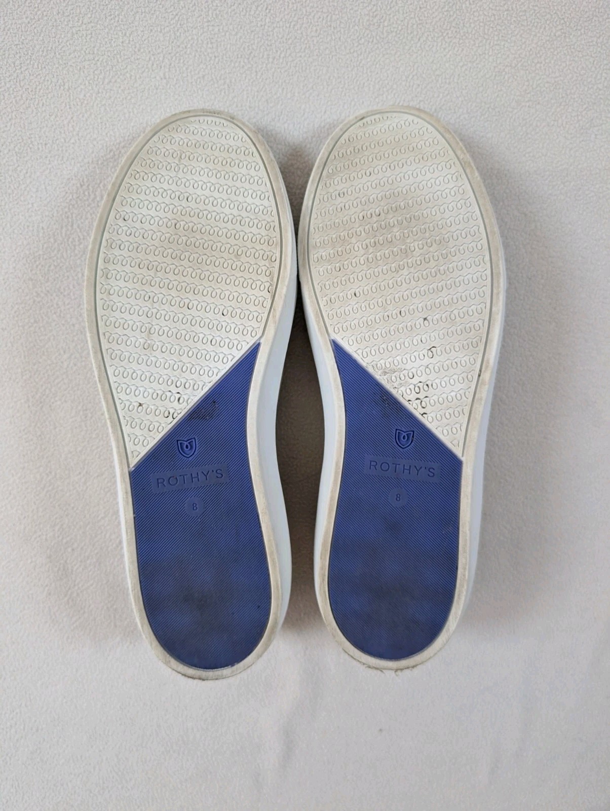 Rothy’s Womens 8 The Original Slip On Sneaker Shoes Beige Sand Washable Flats