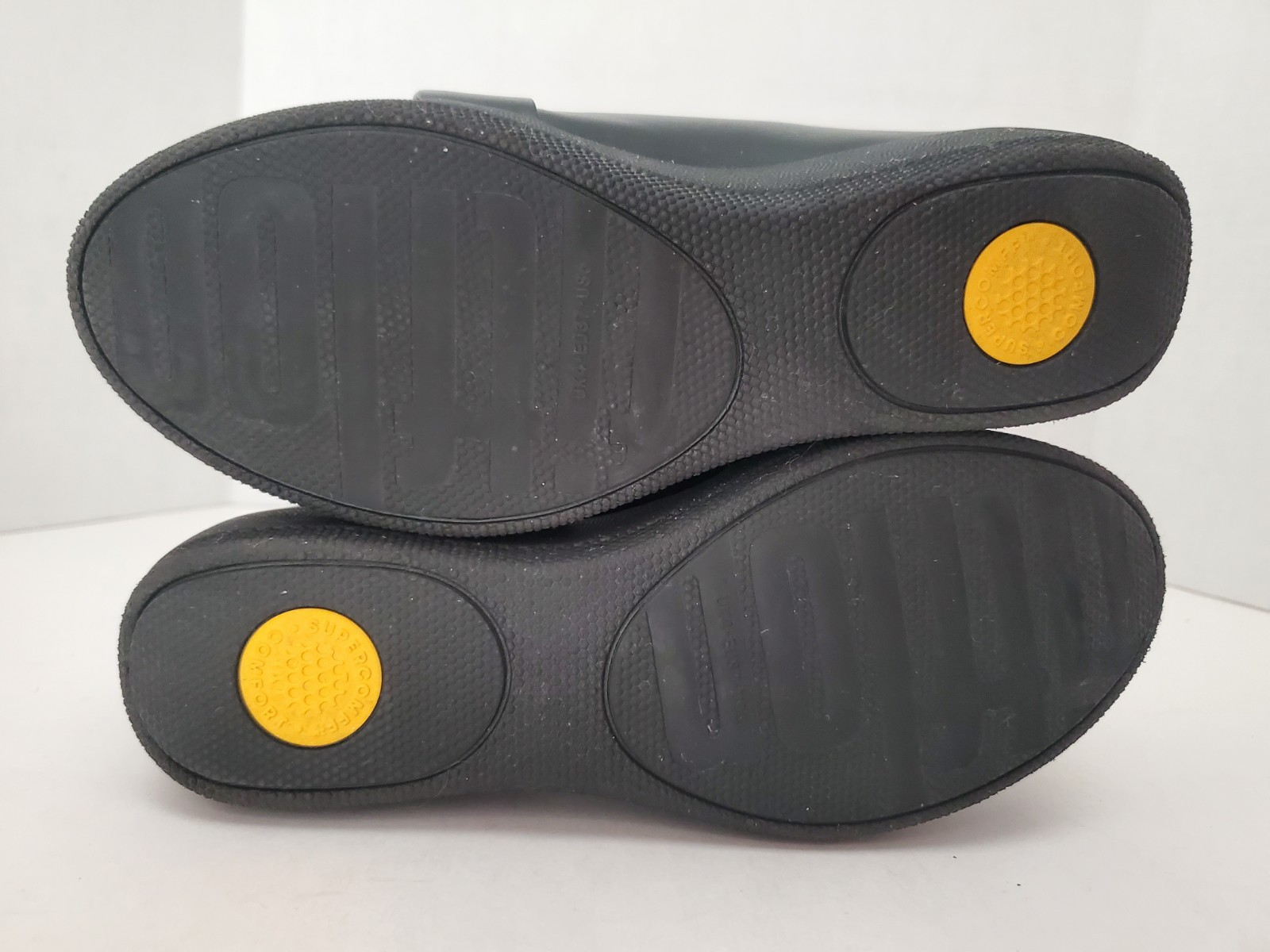 Fitflop Vianne Superskate Black Fringey Sneaker Penny Loafers Supercomff Size 6