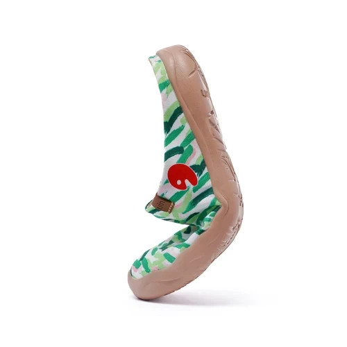Women Size 5-12 UIN Slip On Comfort Shoes “Van Gogh Wheatfield With Cypresses V2