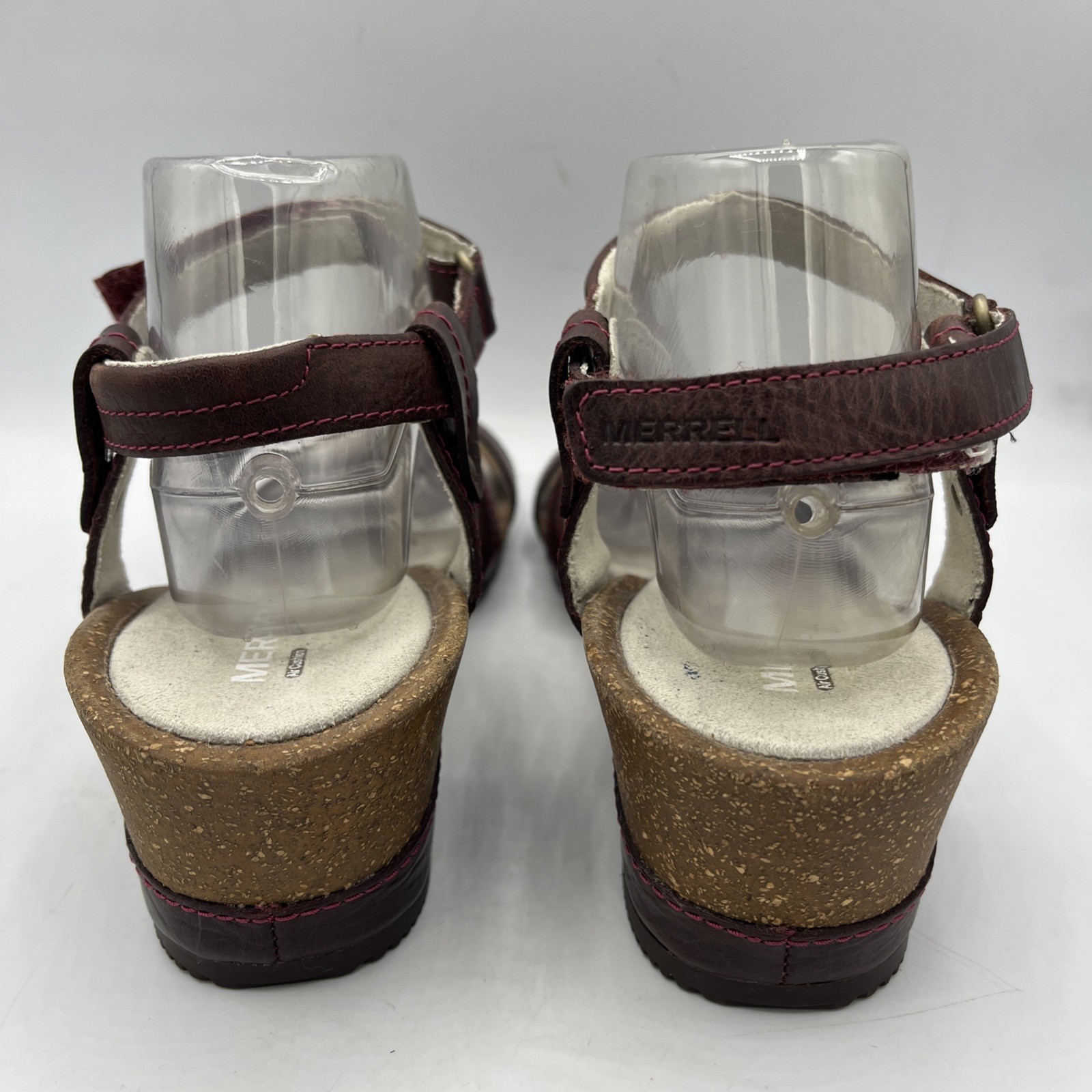 Merrell Revalli Aura Wedge Slingback Strappy Sandals Womens 9 J55426 Deep Purple
