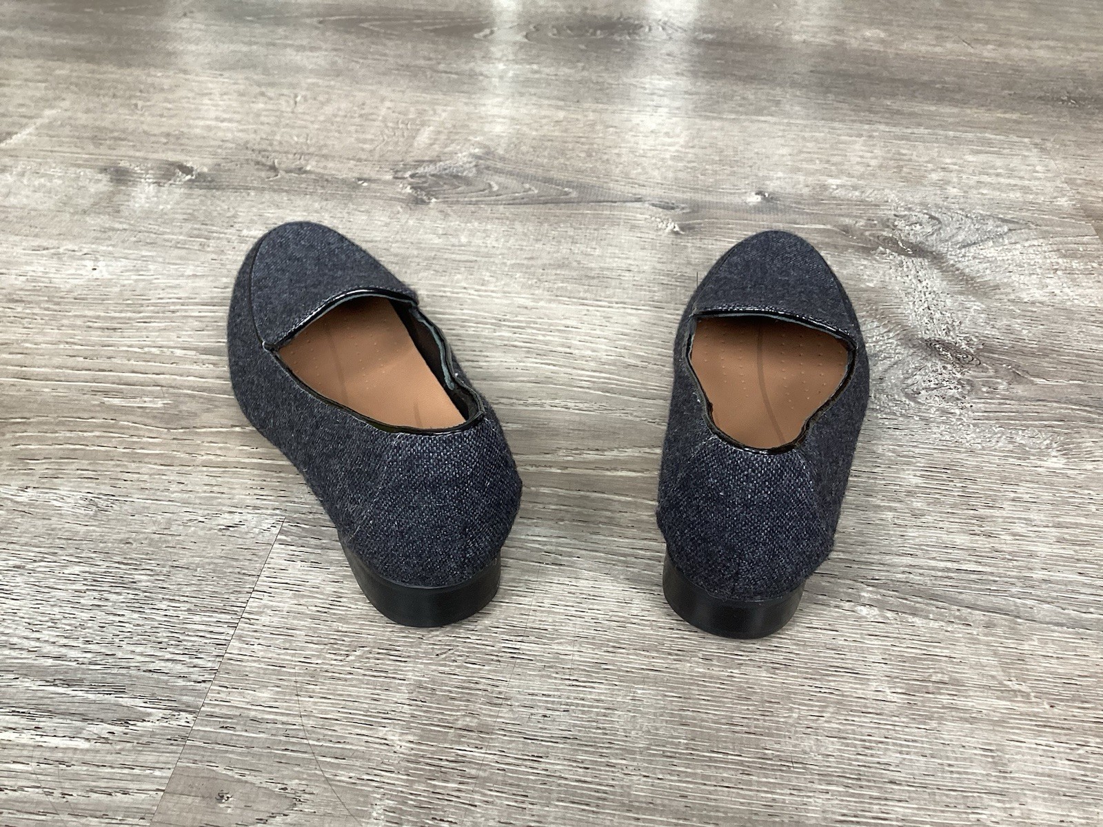 Clarks Unstructured Womens Loafers Size 7 M Un Blush Ease Gray Slip On Comfort