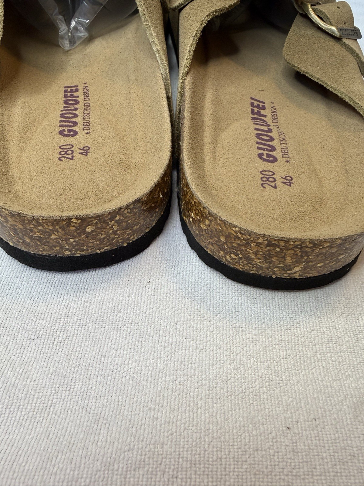 NWT Suede Clogs Mens 12 12.5 Womens 14 14.5 Slip On Comfort Shoes Unisex