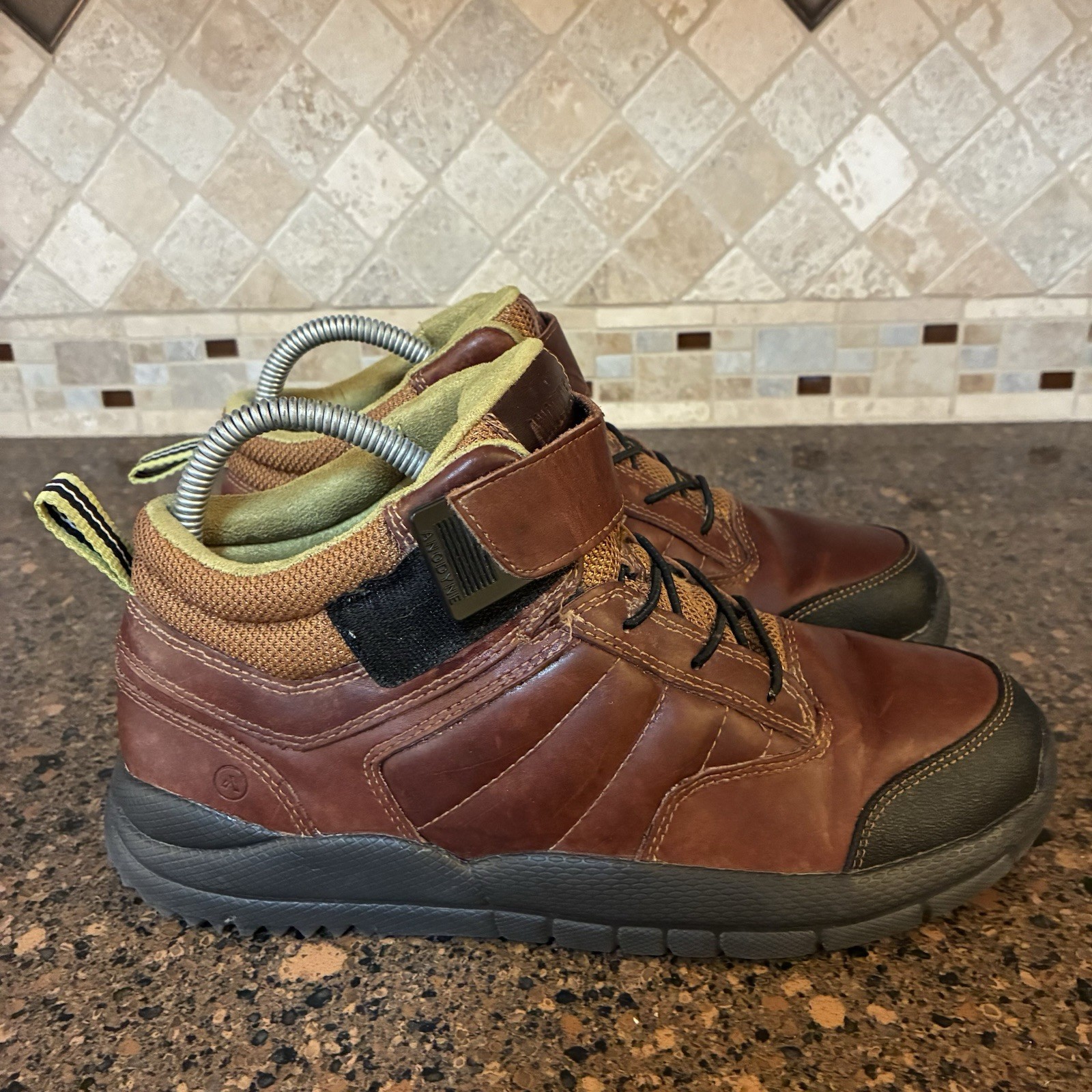 Anodyne No. 55 Trail Boot Gen I Womens Size 9M Brown Leather Comfort Lightweight