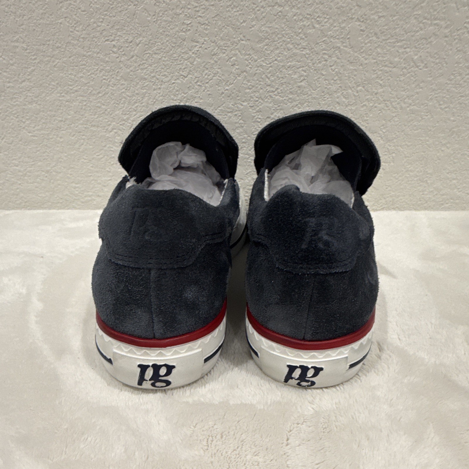 Paul Green Hadley slip on Sneaker Indigo Blue Soft Suede Women s Size 9 NWT