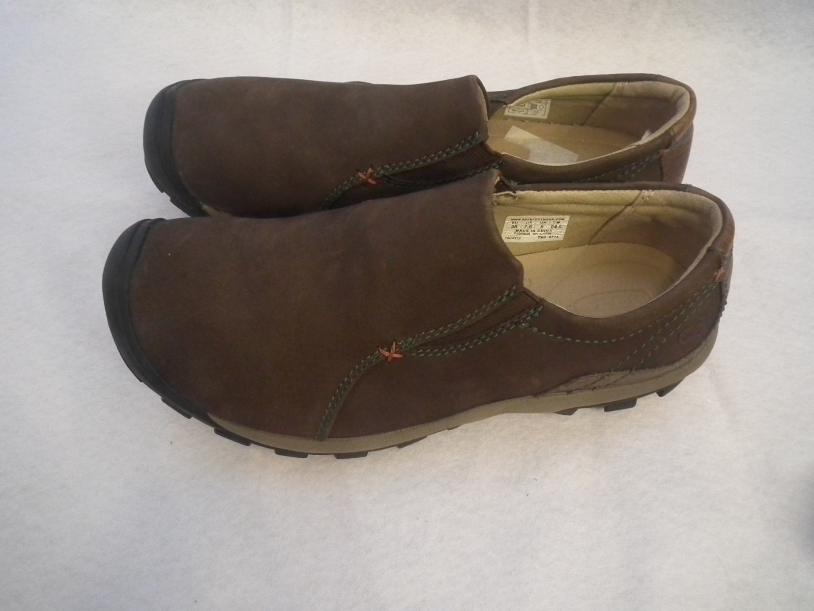 Keen Shoes Womens Size 7.5 Brown Leather Slip On Comfort Brand NEW no tags