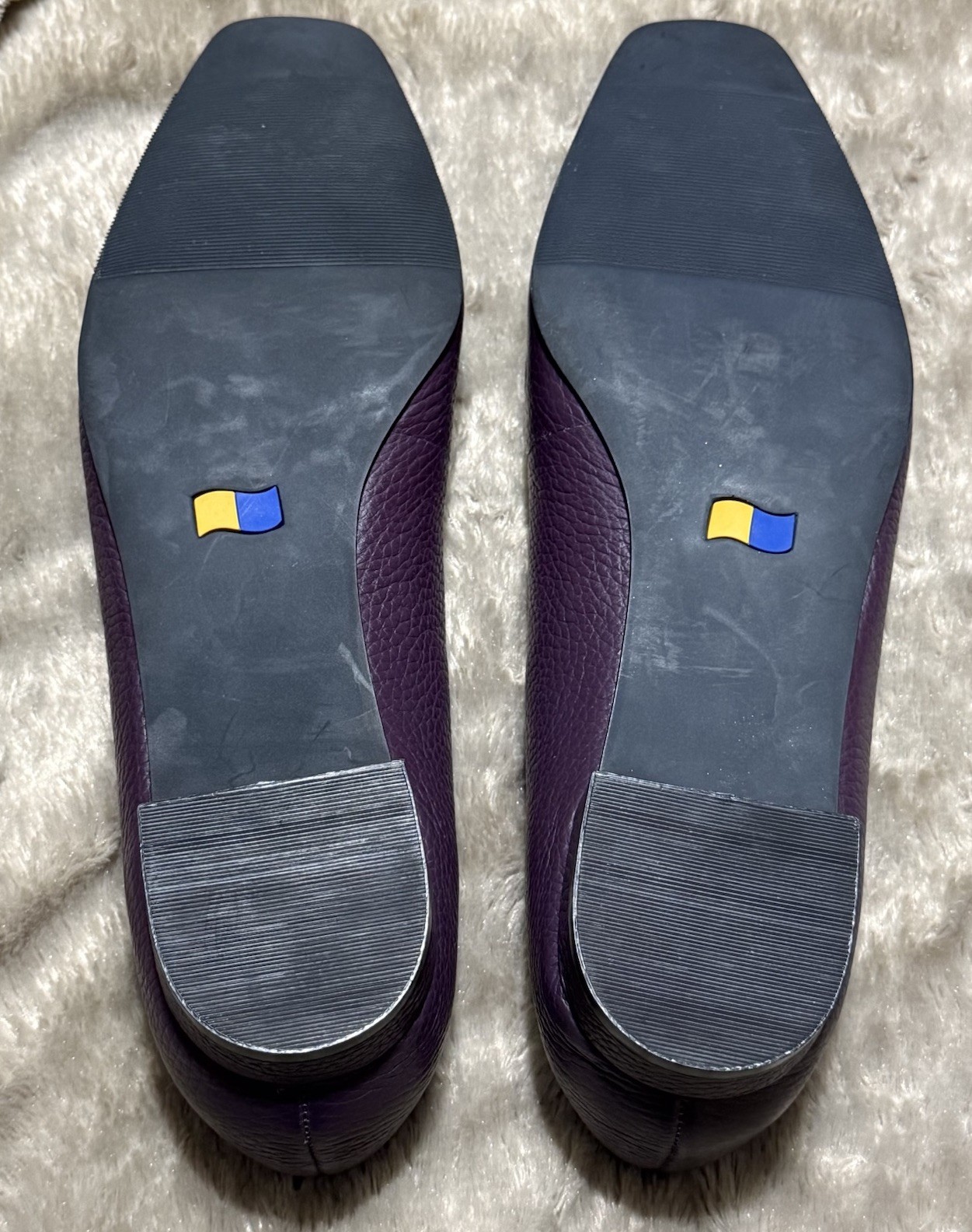 Cloud Walkers Castle Deep Purple Leather Slip On Comfort Shoes Womens 11W,NEW