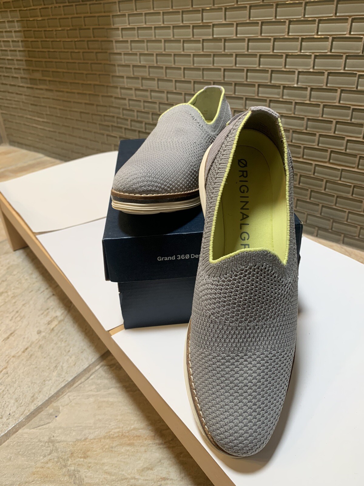 New Cole Haan Women Shoes Size 5.5 B Original Grand Cloud Loafers Sleet