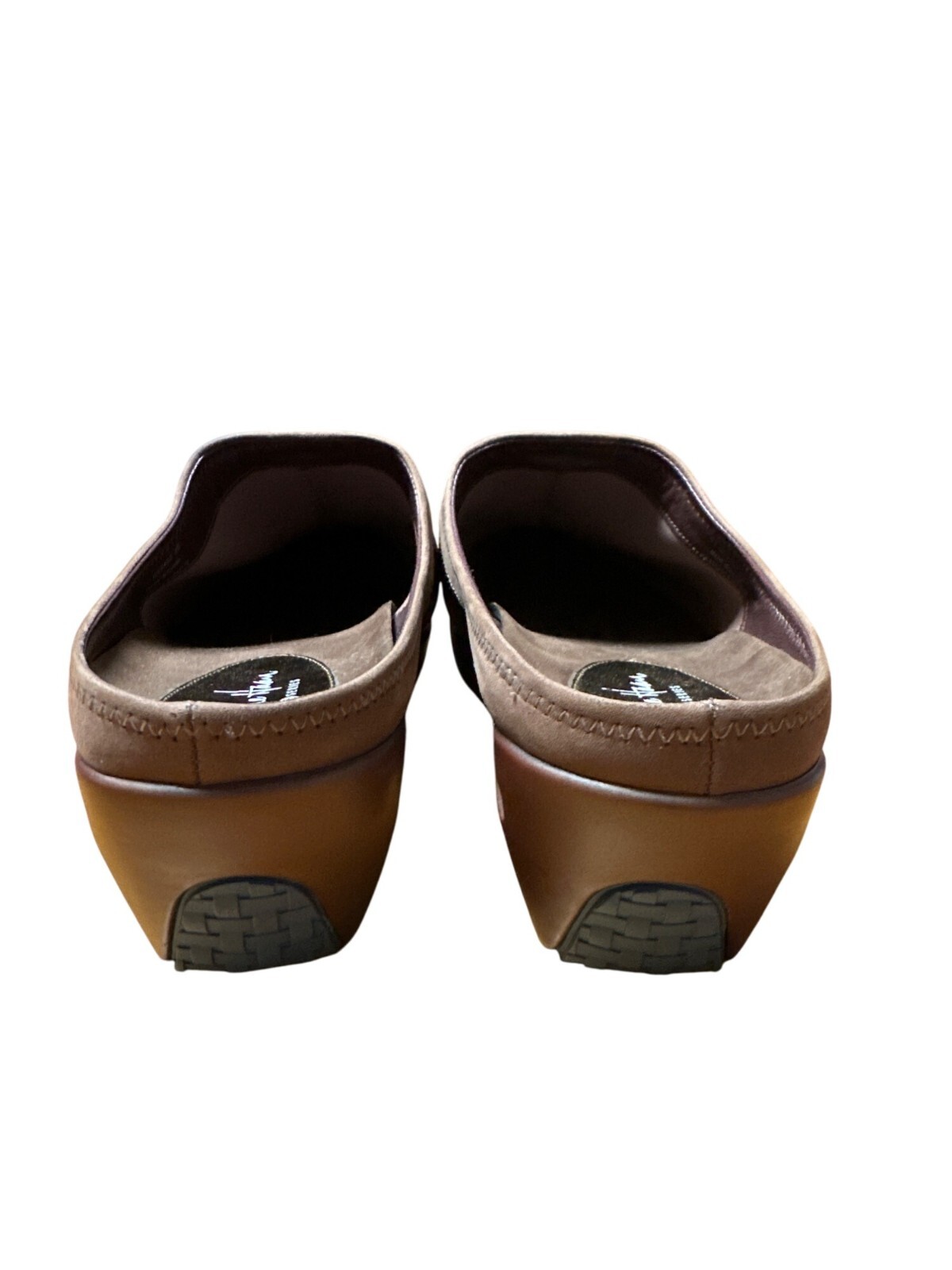 Cole Haan Air Bettie Womens Tan Mesh Slip-On Wedge Mules Size 9B