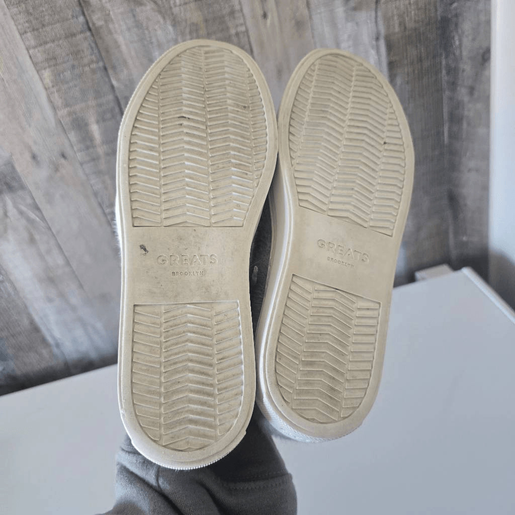Greats Royale Cashmere Knit Sneaker Grey White 8 Sustainable Minimalist Basic