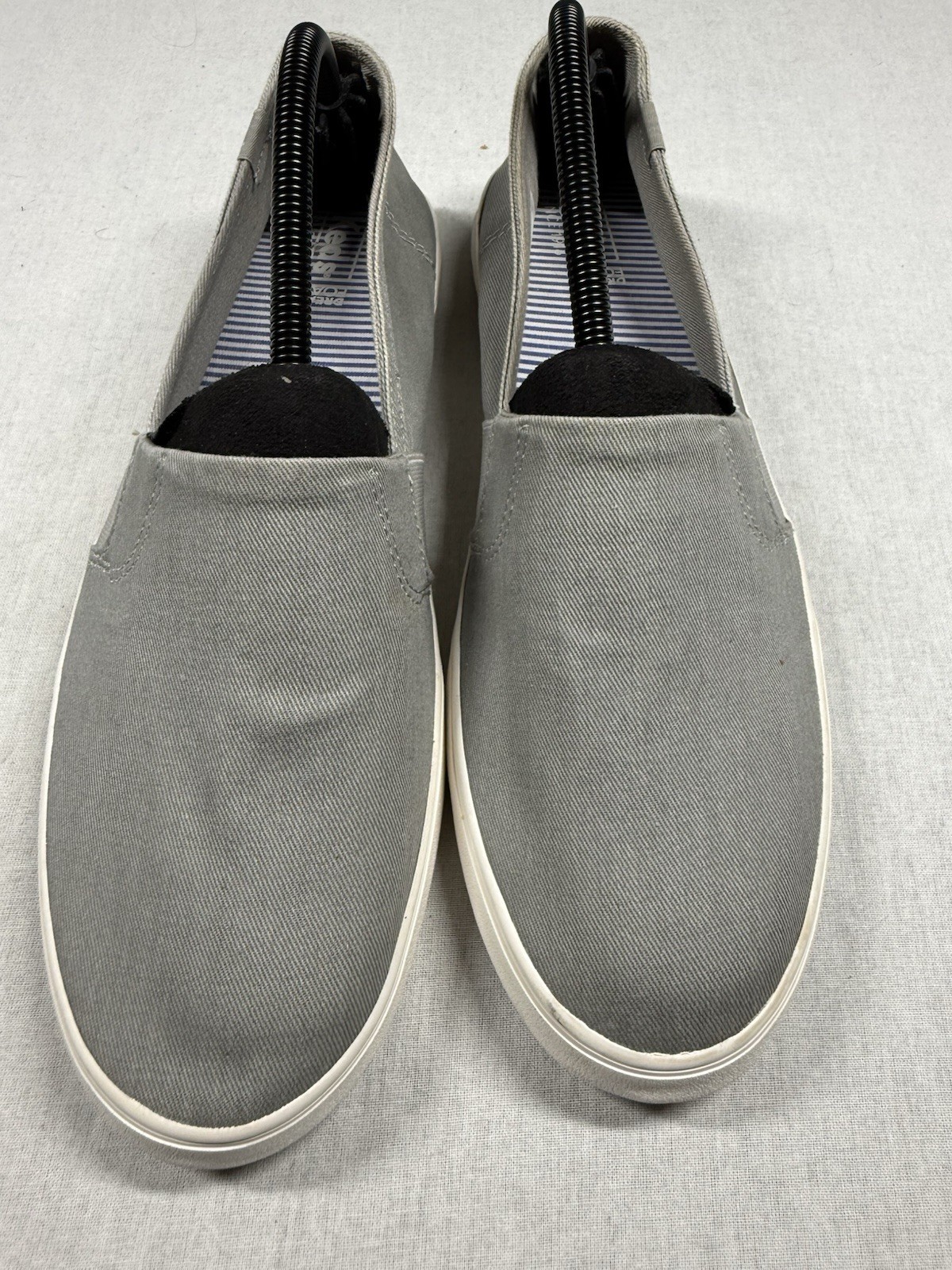 Keds Champion Canvas Slip On Shoes Women Size 11 Gray Double Decker Comfort