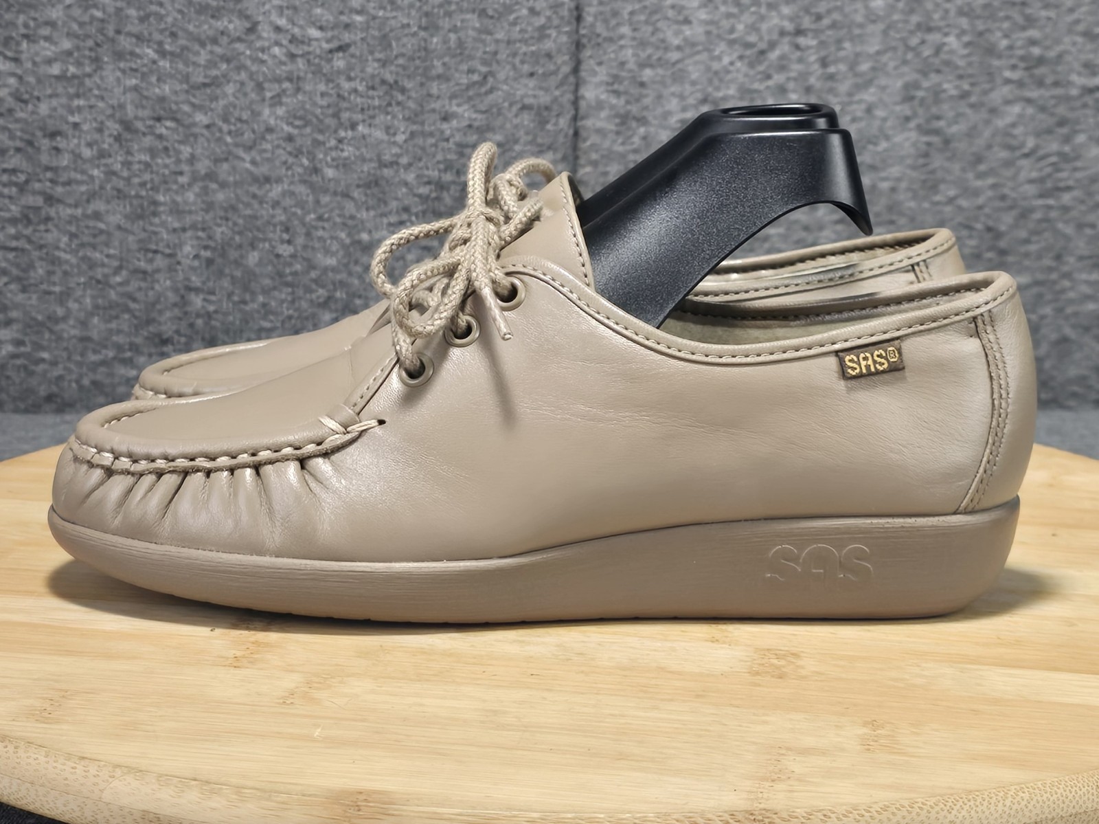 SAS Siesta Women’s Size 6.5 M Shoes Mocha Leather Lace Up Comfort Made in USA