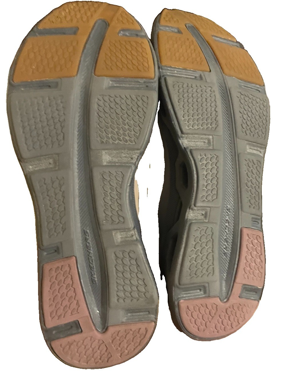 Skechers Womens Glide Step Altus Hands Free Slip Ins Natural/Grey Size 8.5