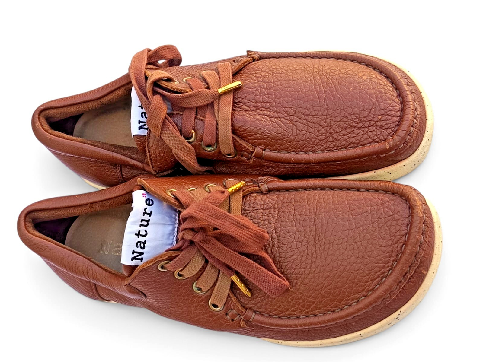 Nature Footwear Anna Brown Leather Moccasin Comfort Shoes Women’s US 9 EU 40