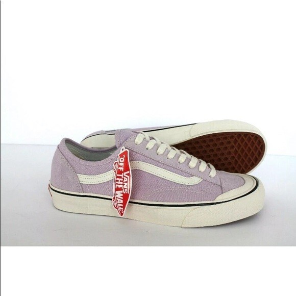 Vans style 36 Decon lavender purple suede canvas sneaker shoes woman sz 12.5 new