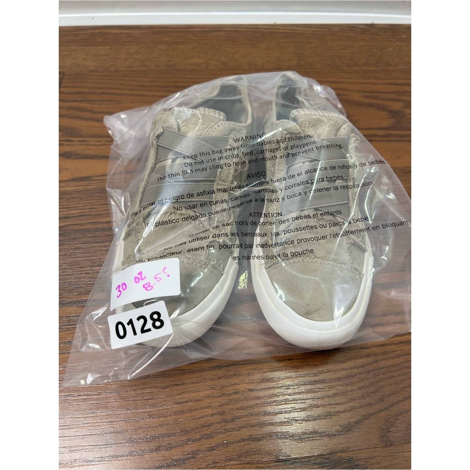 Blowfish Malibu Marley slip-on sneakers, distressed green size estimated 8.5