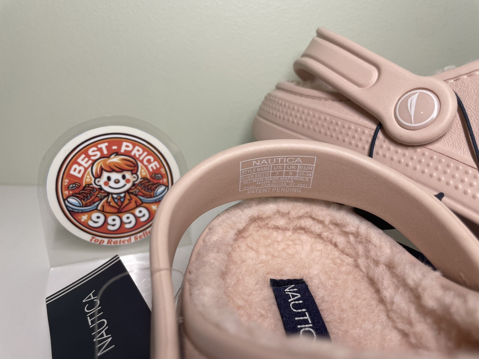 Nautica Clogs Athletic Sports Light Pink Sandals – Size 7 – New without box