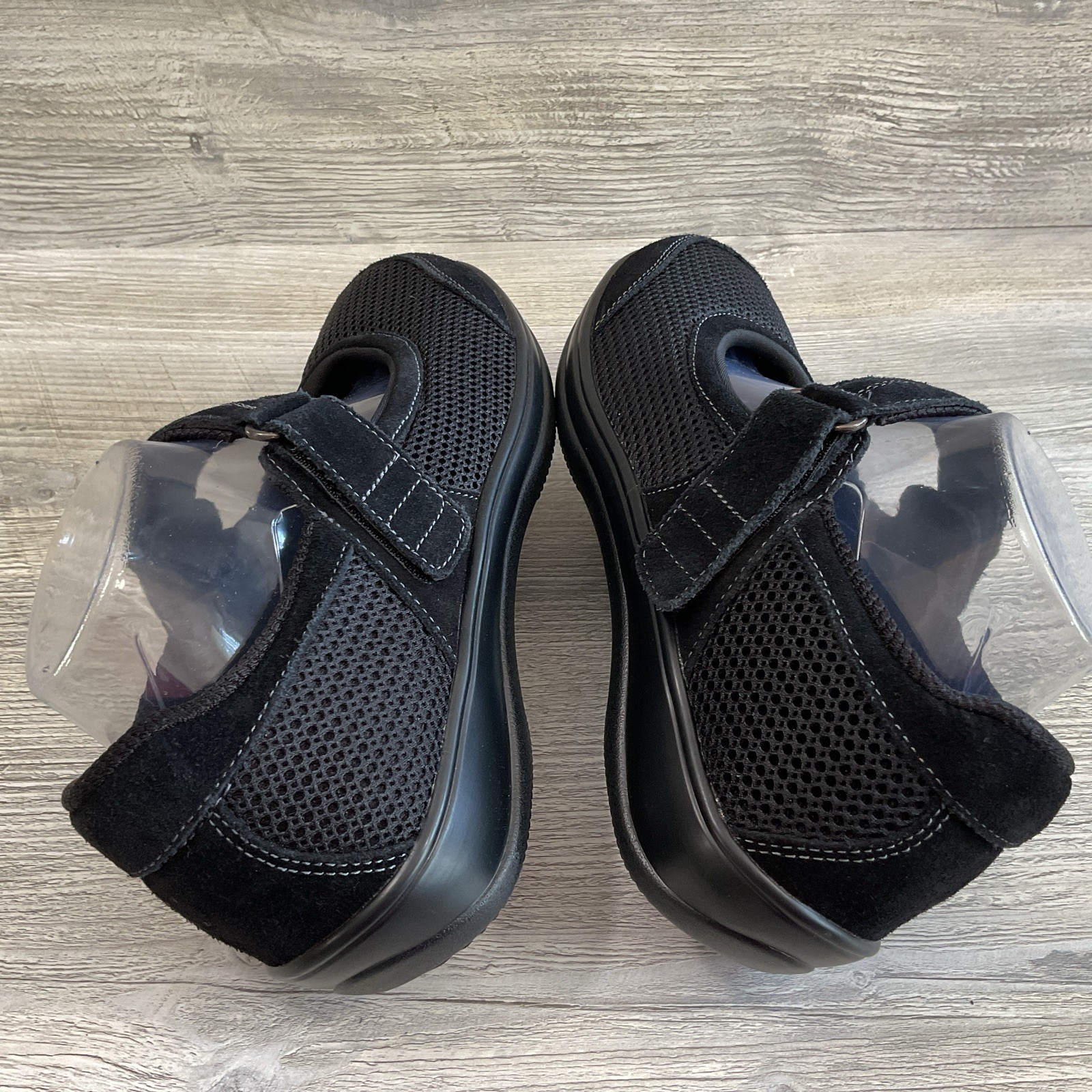 Orthofeet Chattanooga Mary Jane Shoes Women 9.5B Black Leather Mesh Orthotic 851