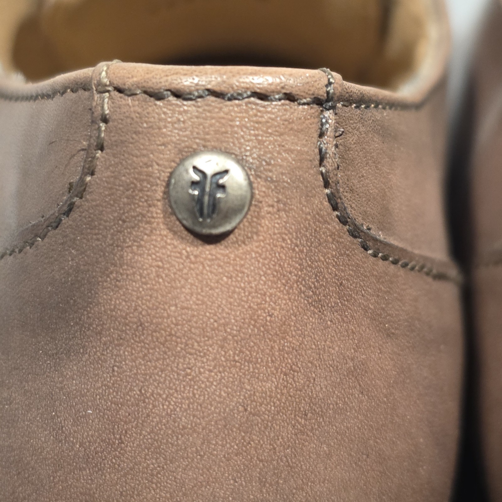 Frye Melissa Leather Plain Toe Oxfords Brown Lace Up Derby Shoes Women’s 8 B