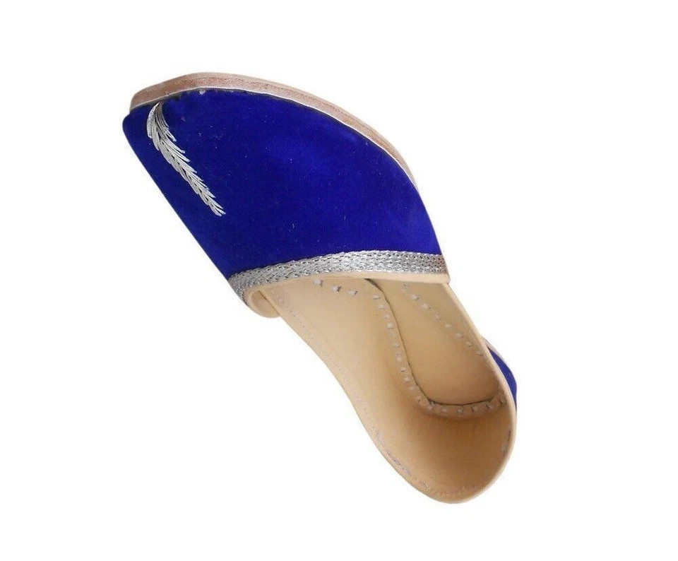 Women Casual Shoes Indian Handmade Flip-Flops Leather Punjabi Mojaries US 6-11